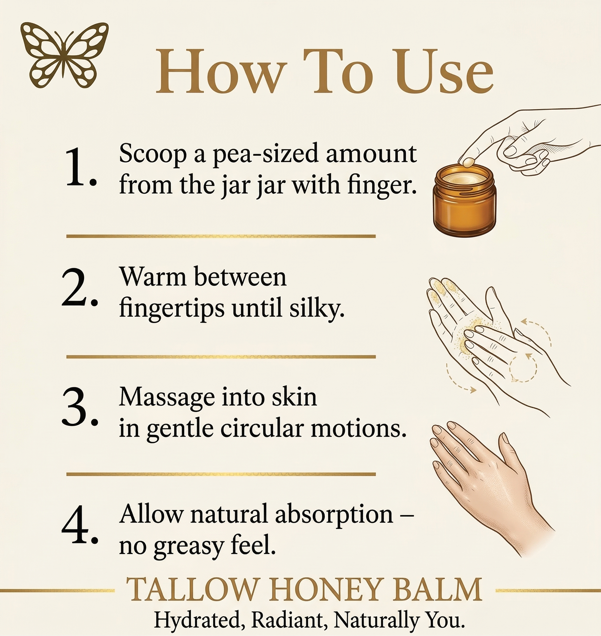 Tallow Honey Balm