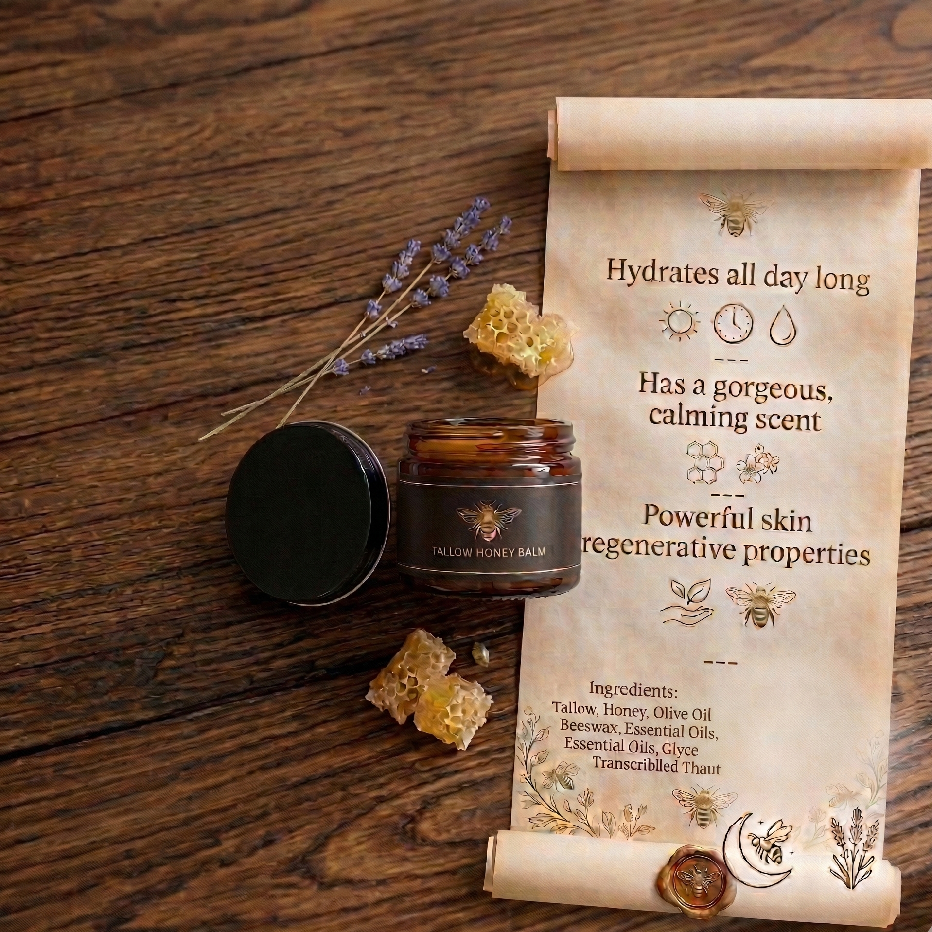 Tallow Honey Balm